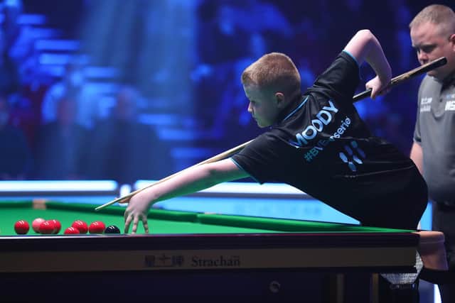 Stan Moody, 15. Picture: World Snooker