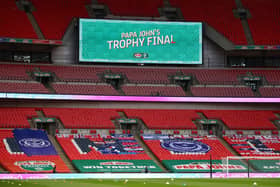 PAPA JOHN'S TROPHY: The draw for the semi-finals will be held this Saturday. Picture: Getty Images.