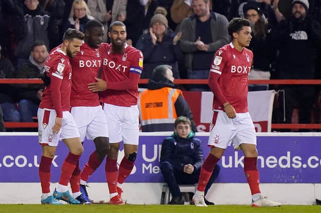 TURNING POINT: Assistant manager Ferran Siliba felt Barnsley played well until; Keinan Davis (second from the left) scored