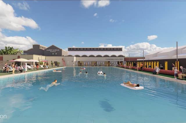 Artist's impression of the new lido due to open in 2023