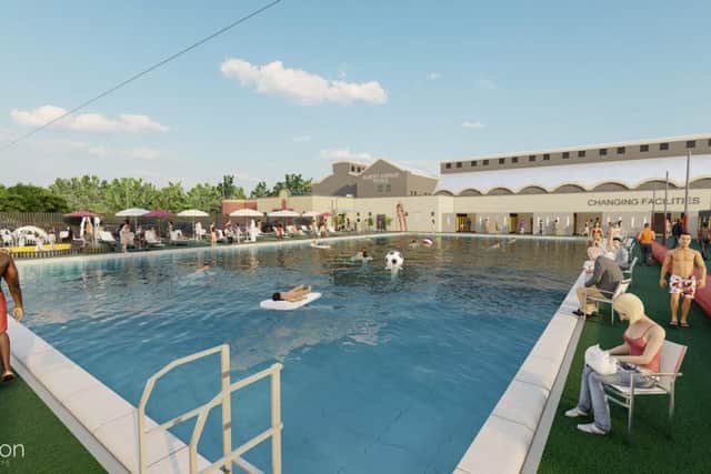 The cost of the lido and other new facilities has soared to more than £10m