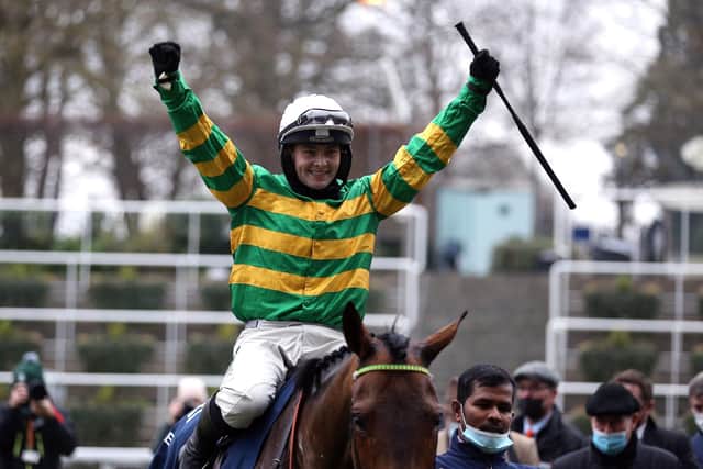 Jonjo O'Neill Junior after last month's success of Champ in Ascot's Grade One Long Walk Hurdle.