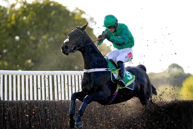 This was Fusil Raffles winning Wetherby's Charlie Hall Chase under Daryl Jacob.