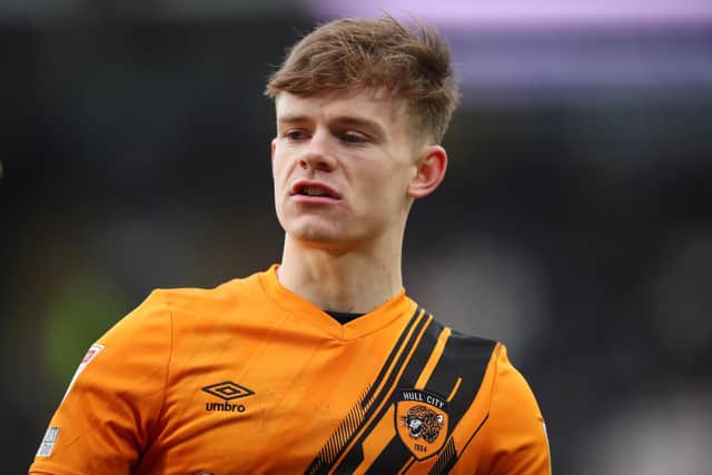 APPROACH REJECTED: Hull City have reportedly turned down an offer from Brentford for Keane Lewis-Potter.
