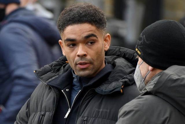 Kingsley Ben-Adir was also at The Piece Hall filming this afternoon. Photo by Getty Images.
