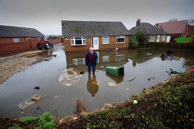 Flooding in Fishlake in November 2019. Picture: Simon Hulme
