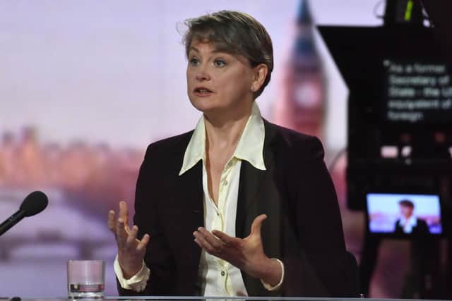 Home Affairs Committee Yvette Cooper appearing on the BBC1 current affairs programme, The Andrew Marr Show (PA)