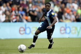 Mipo Odubeko during his loan spell at Huddersfield Town. (Photo by William Early/Getty Images)