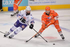 Robert Dowd could become sheffield Steelers' third highest goalscorer this weekend. Picture courtesy of Dean Woolley.