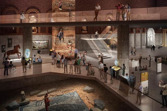 It will feature an underground museum about the Romans