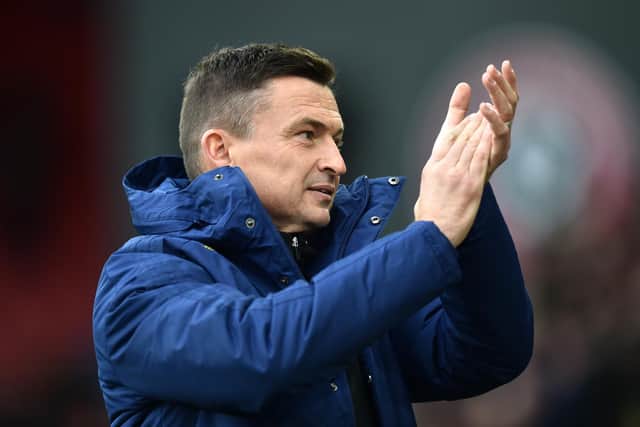 PAUL HECKINGBOTTOM: Is hoping to bring a centre-back in at Sheffield United. Picture: Getty Images.
