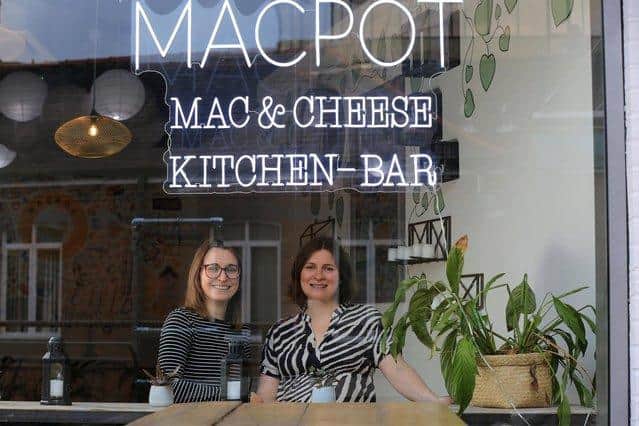 Macpot in Orchard Square, Sheffield. Pictured are Hattie Morris and Emily Webster. Picture: Chris Etchells