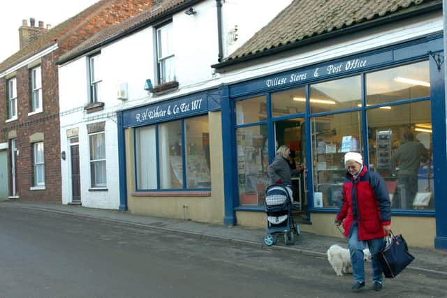 The village shop, pictured in 2006, has since closed