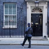 A police officer in Downing Street, London (PA)