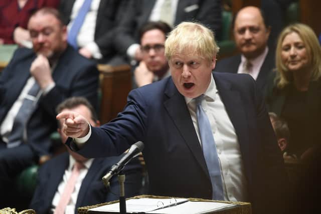 Boris Johnson addresses Parliament on the Sue Gray report into 'partygate'.