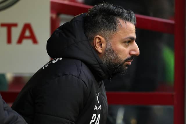 Barnsley manager Poya Asbaghi. Picture: Getty Images.