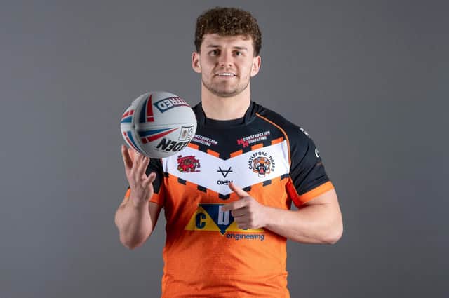 Settling in: George Lawler has swapped Hull KR for Castleford Tigers. Picture by Allan McKenzie/SWpix.com