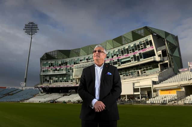 Lord Kamlesh Patel, the new Yorkshire County Cricket Club chairman at Headingley on 8th November 2021. (Picture: Simon Hulme)