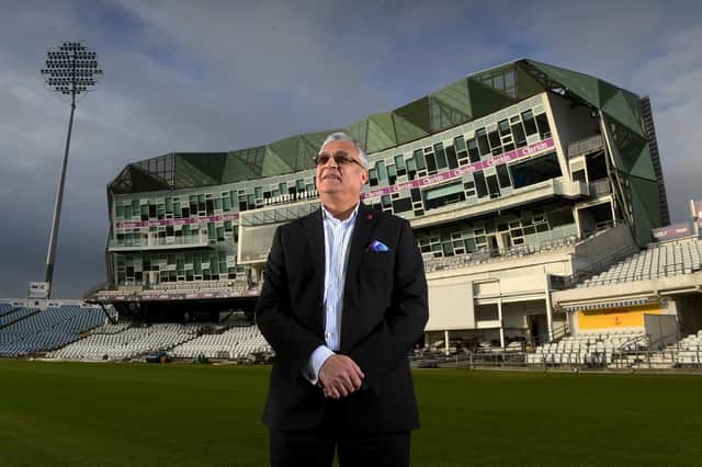 Lord Kamlesh Patel, the new Yorkshire CCC Chairman