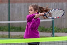 Hannah Lazenby, aged 7, has been selected for Yorkshire County training.