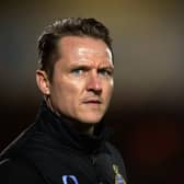 Doncaster Rovers boss Gary McSheffrey. Picture Bruce Rollinson