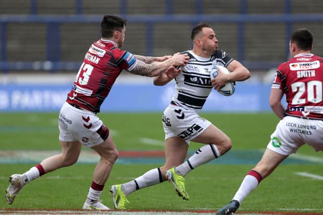 New combination: Hull are hoping Gale and Josh Reynolds (centre) can team-up and unlock opposition defences next season. Picture: Richard Sellers/PA Wire.