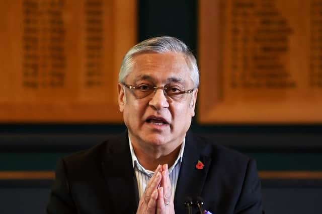Lord Patel: Is trying to forge a new path forward for Yorkshire following the Azeem Rafiq scandal. (Picture: Simon Hulme)