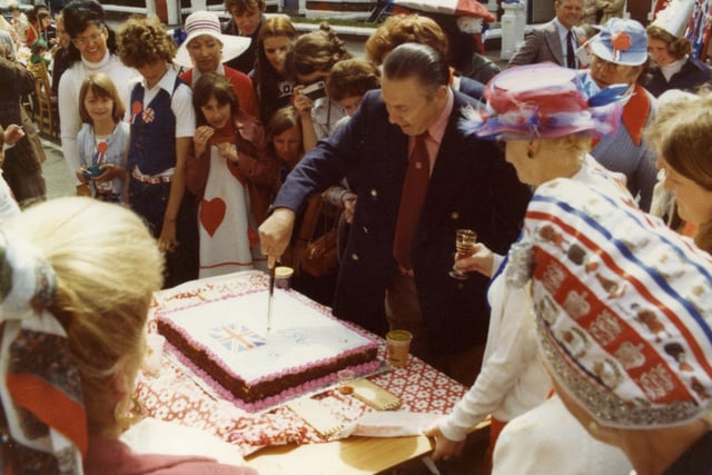 Stan Mortensen joins The Queen's Silver Jubilee celebrations in St Heliers Road, Blackpool in 1977. Submitted by readers Marion and Gerard Kelly.
