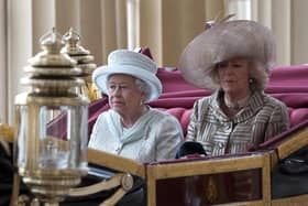 The Queen and Camilla, Duchess of Cornwall together