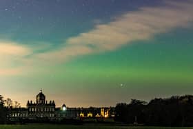 Charlotte Graham captured the aurora above Castle Howard