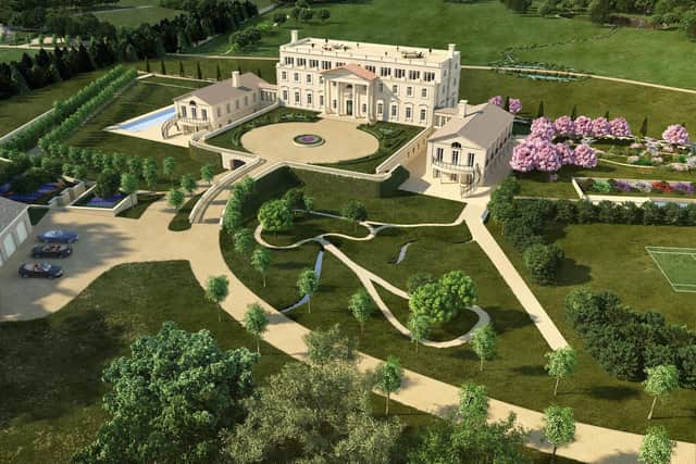 If built, it will be the largest Palladian home built in the UK for more than 100 years.