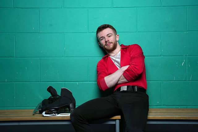 Peter James(PJ)  Hallam from Sheffield stars in a new BBC documentary series on figure skating Picture: Blast! Film