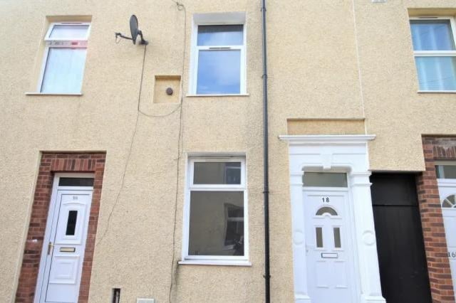 It's offers over £85,000 for this two-bed terrace with Kingswood which is described as a "superb buy to let investment".