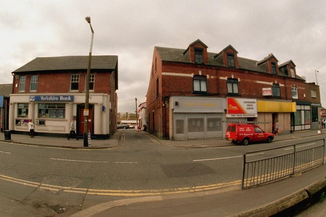 Yorkshire Bank in Austhorpe Road in August 1996. Robbers dug a tunnel from a video shop near by leading to the bank which at the time was closed owing to a refurbishment. They made off without any cash.