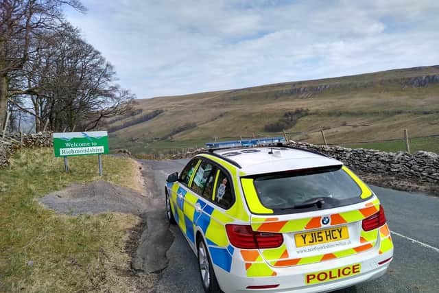 Police travelled across North Yorkshire to track down the stolen car
