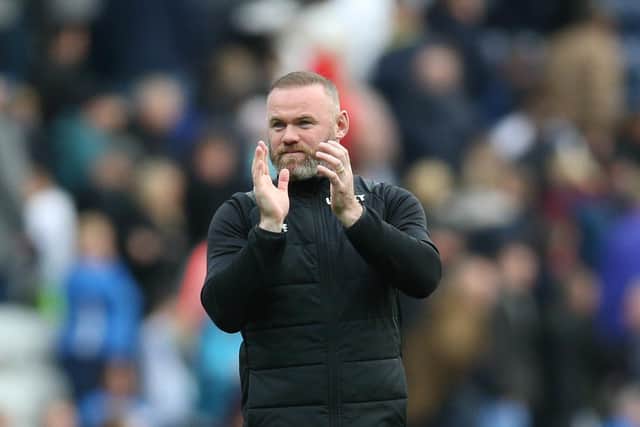 Derby County manager Wayne Rooney Picture: Nigel French/PA