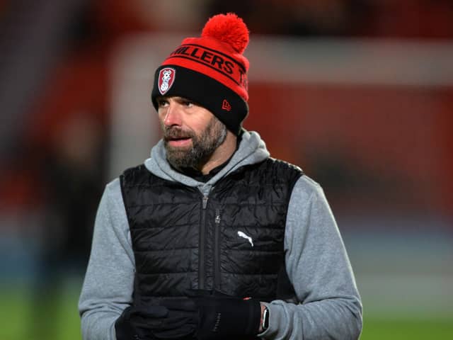 Rotherham United manager, Paul Warne Picture: Bruce Rollinson