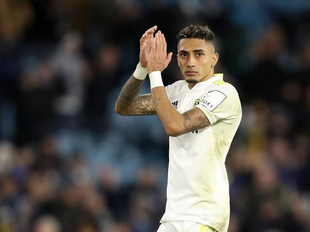 RAPHINHA: Is under contract at Leeds United until 2024. Picture: Getty Images.