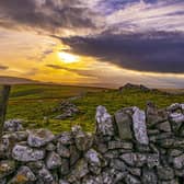 The sun sets over Appletreewick Moor and Grassington, viewed from near Stump Cross Caverns. Picture: Tony Johnson.