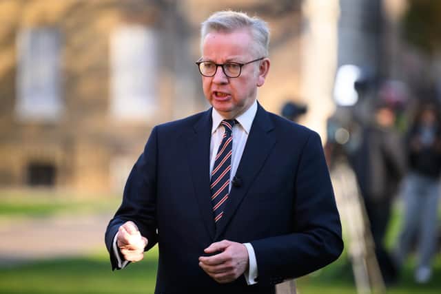 Secretary of State for Levelling Up, Michael Gove.