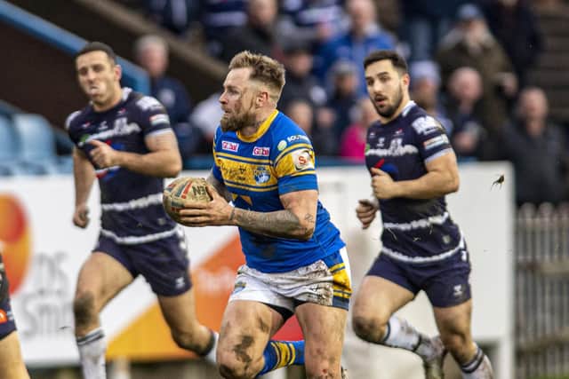 Leeds Rhinos' Blake Austin will miss a rematch against his former club.(
Picture: Tony Johnson)