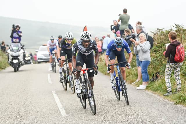 Elite riders competing in last year's Tour of Britain