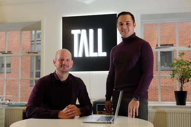 Tall is made up of 15 staff including Mr Utley and co-owner Behrooz Saeed.