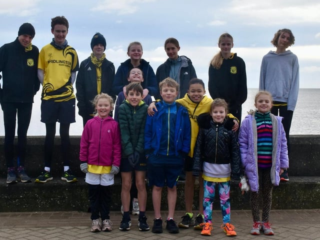 Juniors before their Bridlington Road Runners Anniversary race
Photo by TCF Photography