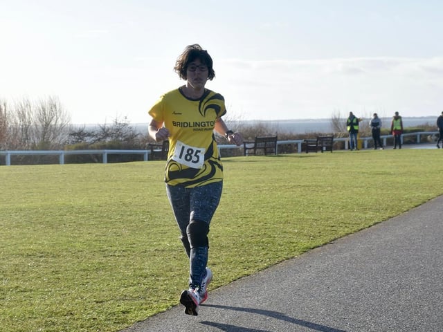 Nicola Fowler in action at the Bridlington Road Runners Anniversary Three Mile race
Photo by TCF Photography