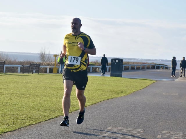 Alan Feldberg in action at the Bridlington Road Runners Anniversary Three Mile race
Photo by TCF Photography
