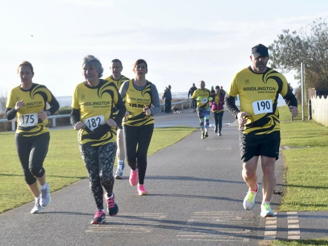A group of runners at the Bridlington Road Runners Anniversary Three Mile race
Photo by TCF Photography