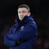 Sheffield United boss Paul Heckingbottom, pictured on the touchline on Bramall Lane against West Brom. Picture: SPORTIMAGE