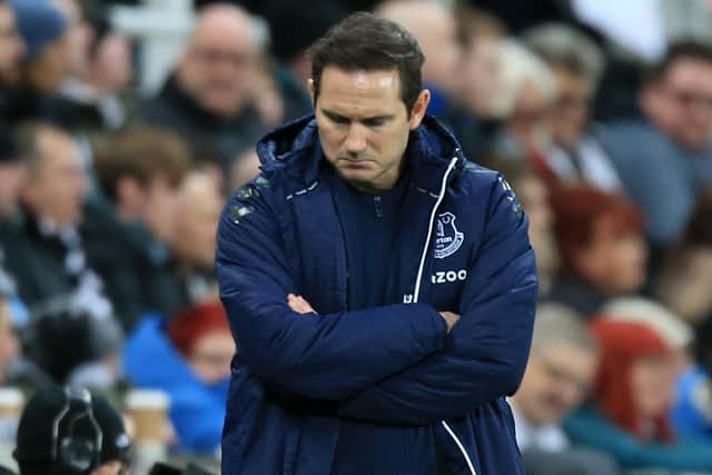 WORK TO DO: For new Toffees boss Frank Lampard. Picture: Getty Images.