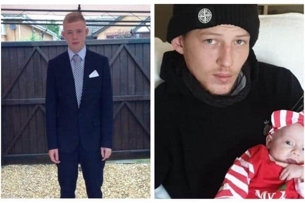 Josh Hydes, left, and his uncle Tommy Hydes, right, with his daughter Sienna, both drowned after the car in which they were travelling came off the road near Meadowhall in Sheffield and plunged into the River Don, an inquest heard